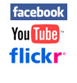MediaShow lets you upload videos and photos to Facebook, YouTube and Flickr