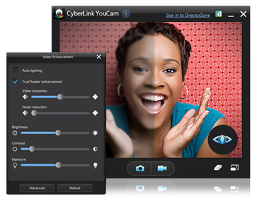Use unique TrueTheater enhancements to improve the quality of your videos